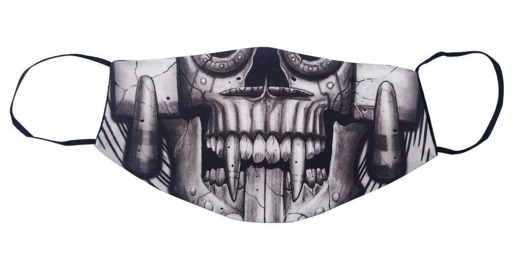 Tlaloc Skull Face Mask